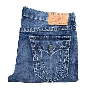 True Religion Jeans Shorts Size 36 RICKY Blue